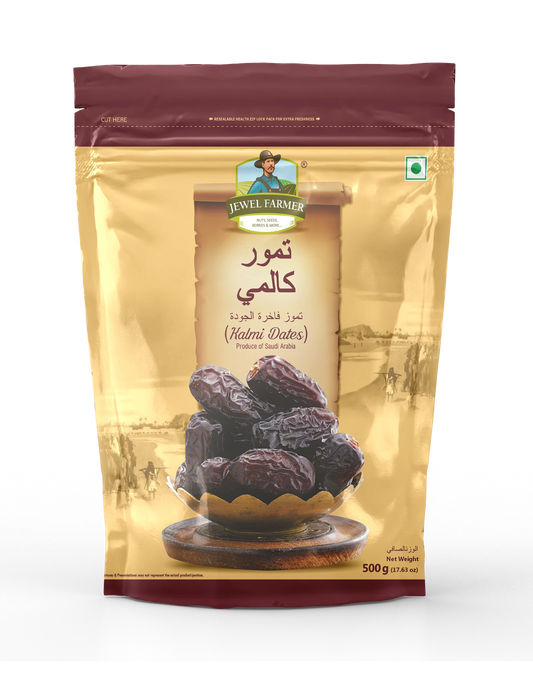 Kalmi Dates soft Dried Khajoor - (500g)