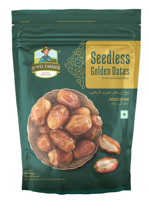 Seedless Golden Dates - (500g)