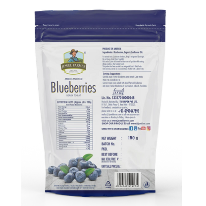 American Dried Blueberries - (150g)